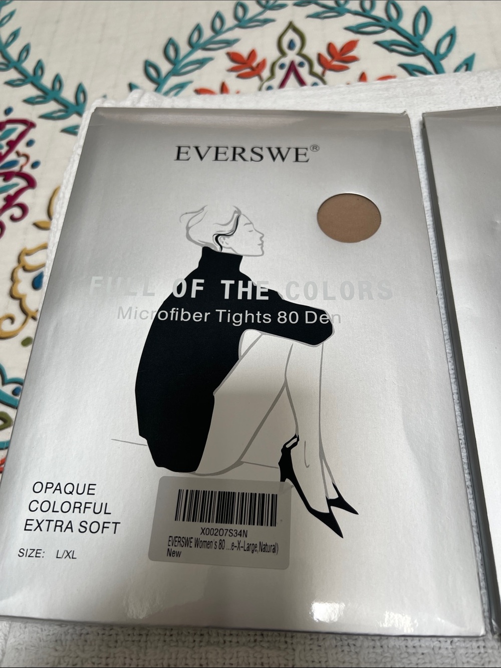 Microfiber Tights 80 Denier in Natural
